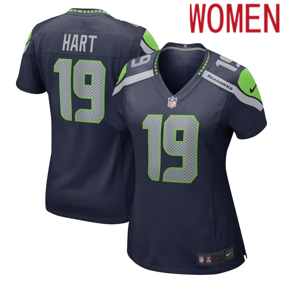 Women Seattle Seahawks #19 Penny Hart Nike College Navy Game NFL Jersey